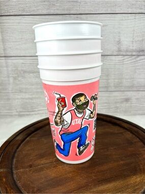 Raising Cane’s Post Malone Collectors Cup Week #4 Cartoon 2023 Limited Edition